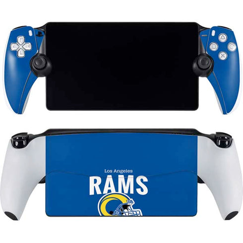 NFL Los Angeles Rams Helmet PlayStation Portal Remote Player Skin