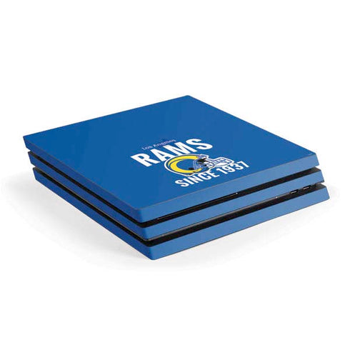 NFL Los Angeles Rams Helmet PS4 Pro Console Skin