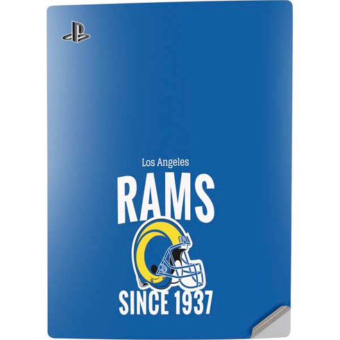 NFL Los Angeles Rams Helmet PS5 Digital Edition Console Skin