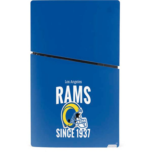 NFL Los Angeles Rams Helmet PS5 Slim Digital Edition Console Skin