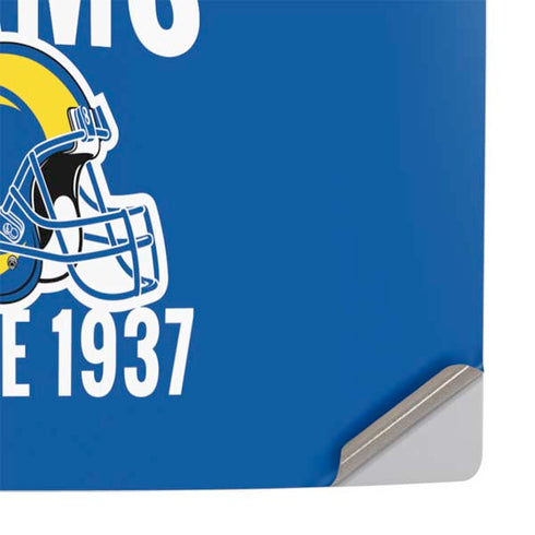 NFL Los Angeles Rams Helmet PS5 Slim Digital Edition Console Skin