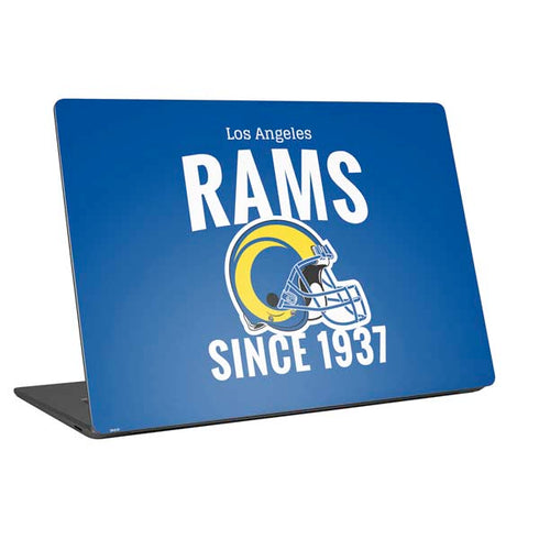 NFL Los Angeles Rams Helmet Universal Laptop 12in (9.8 x 6.8in) Skin