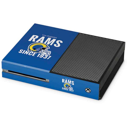 NFL Los Angeles Rams Helmet Xbox One Console Skin