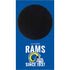 NFL Los Angeles Rams Helmet Xbox Series S Console Skin