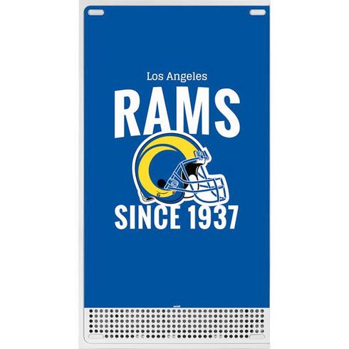 NFL Los Angeles Rams Helmet Xbox Series S Console Skin