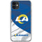 NFL Los Angeles Rams iPhone 11 Clear Case