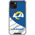 NFL Los Angeles Rams iPhone 14 Plus Clear Case