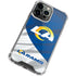 NFL Los Angeles Rams iPhone 15 Pro Clear Case