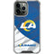 NFL Los Angeles Rams iPhone 15 Pro Max Clear Case