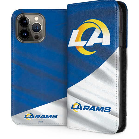 NFL Los Angeles Rams iPhone 14 Pro Max Folio Case