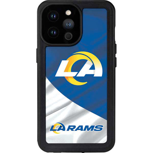 NFL Los Angeles Rams iPhone 14 Pro Max Waterproof Case
