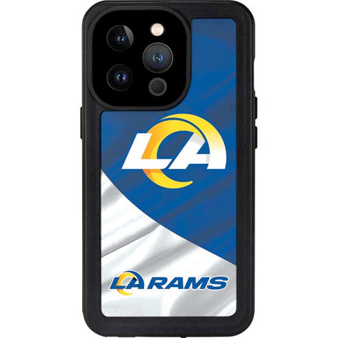 NFL Los Angeles Rams iPhone 14 Pro Waterproof Case