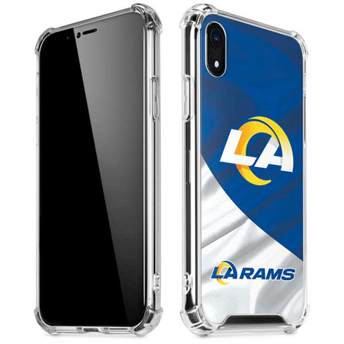 NFL Los Angeles Rams iPhone XR Clear Case