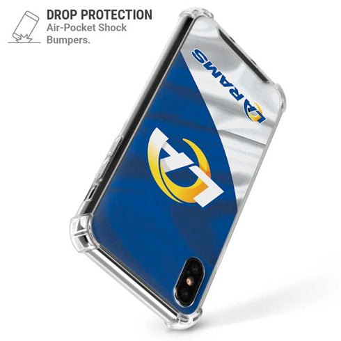 NFL Los Angeles Rams iPhone XS Max Clear Case