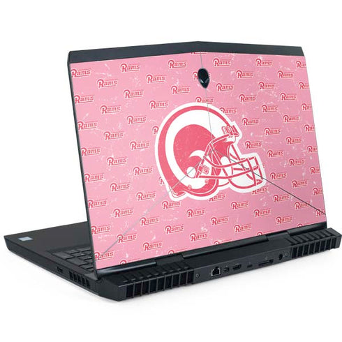 NFL Los Angeles Rams Pink Logo Blast Dell Alienware Skin