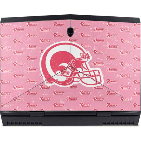 NFL Los Angeles Rams Pink Logo Blast Dell Alienware Skin