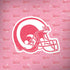 NFL Los Angeles Rams Pink Logo Blast Dell Alienware Skin