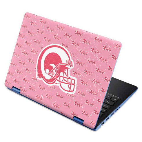 NFL Los Angeles Rams Pink Logo Blast Aspire R11 11.6in Skin