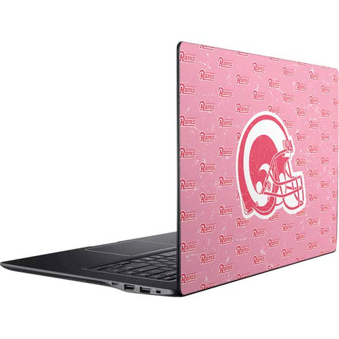 NFL Los Angeles Rams Pink Logo Blast Ativ Book 9 (15.6in 2014) Skin