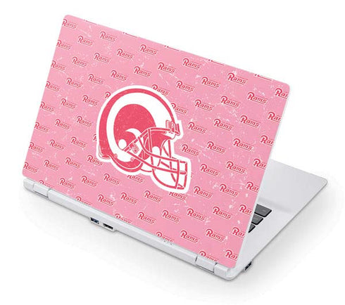 NFL Los Angeles Rams Pink Logo Blast Acer Chromebook Skin