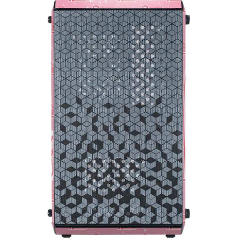 NFL Los Angeles Rams Pink Logo Blast Cooler Master MasterBox Q300L Mini Tower Skin