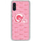 NFL Los Angeles Rams Pink Logo Blast Galaxy A10e Clear Case