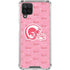 NFL Los Angeles Rams Pink Logo Blast Galaxy A12 Clear Case