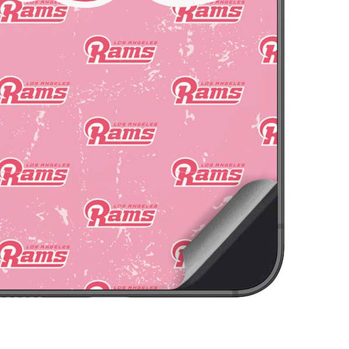 NFL Los Angeles Rams Pink Logo Blast Galaxy A14 5G Skin