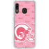 NFL Los Angeles Rams Pink Logo Blast Galaxy A20 Clear Case