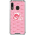 NFL Los Angeles Rams Pink Logo Blast Galaxy A30 Clear Case