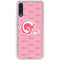 NFL Los Angeles Rams Pink Logo Blast Galaxy A50 Clear Case