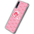 NFL Los Angeles Rams Pink Logo Blast Galaxy A50 Clear Case