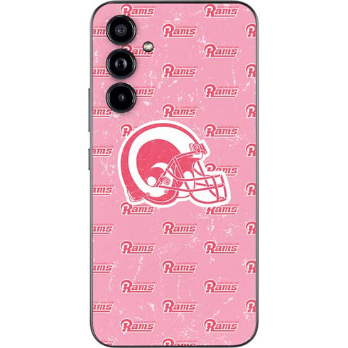 NFL Los Angeles Rams Pink Logo Blast Galaxy A54 5G Skin