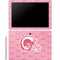 NFL Los Angeles Rams Pink Logo Blast Galaxy Book 12in Skin
