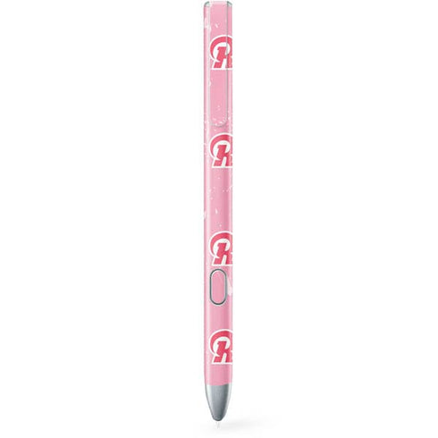 NFL Los Angeles Rams Pink Logo Blast Galaxy Book 12in Skin