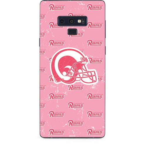 NFL Los Angeles Rams Pink Logo Blast Galaxy Note 9 Skin
