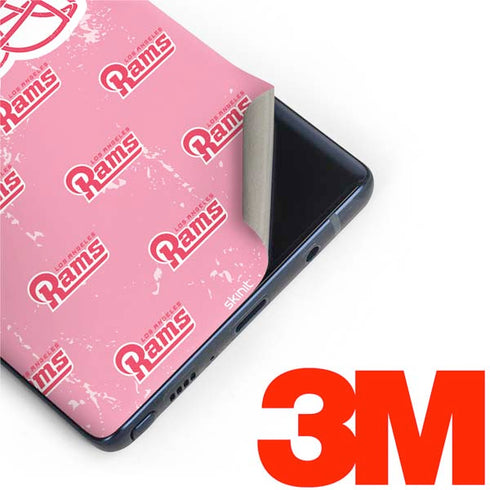 NFL Los Angeles Rams Pink Logo Blast Galaxy Note 9 Skin