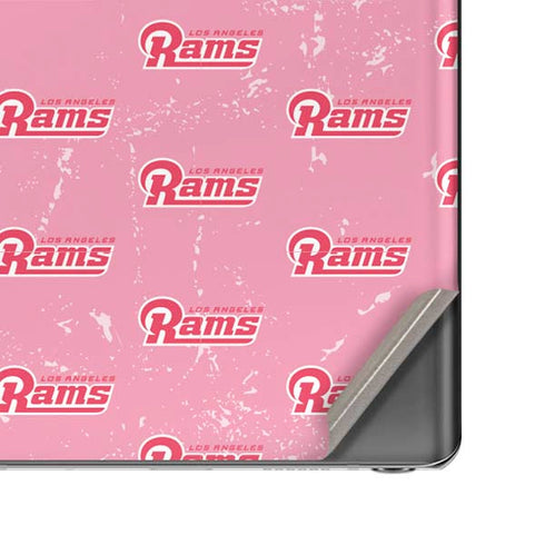 NFL Los Angeles Rams Pink Logo Blast Galaxy Note20 5G Skin