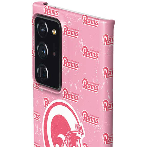 NFL Los Angeles Rams Pink Logo Blast Galaxy Note20 Ultra 5G Lite Case
