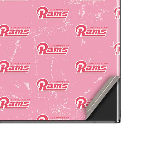 NFL Los Angeles Rams Pink Logo Blast Galaxy Note20 Ultra 5G Skin