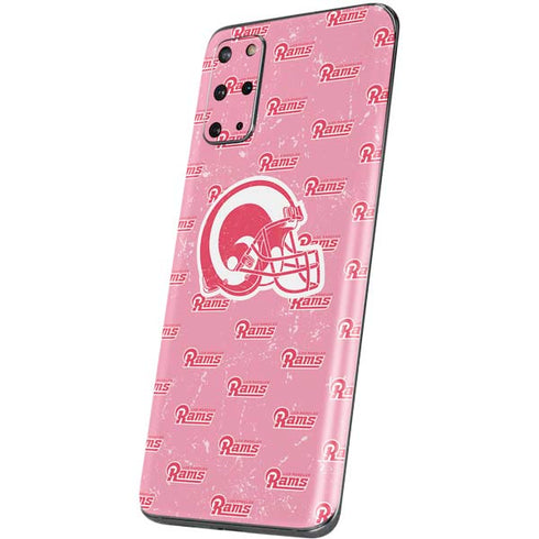 NFL Los Angeles Rams Pink Logo Blast Galaxy S20 Plus Skin