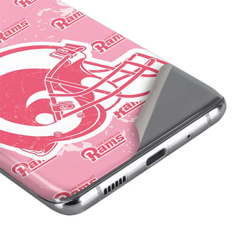 NFL Los Angeles Rams Pink Logo Blast Galaxy S20 Ultra 5G Skin