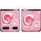 NFL Los Angeles Rams Pink Logo Blast Galaxy Z Flip Skin