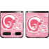 NFL Los Angeles Rams Pink Logo Blast Galaxy Z Flip Skin