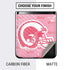 NFL Los Angeles Rams Pink Logo Blast Galaxy Z Flip Skin