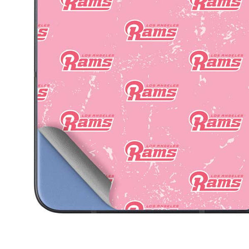 NFL Los Angeles Rams Pink Logo Blast Galaxy Z Fold5 5G Skin