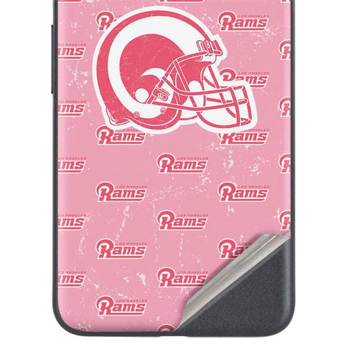 NFL Los Angeles Rams Pink Logo Blast Google Pixel 5a Skin