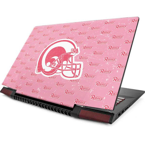 NFL Los Angeles Rams Pink Logo Blast Lenovo IdeaPad Skin