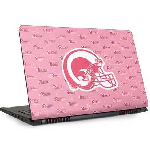 NFL Los Angeles Rams Pink Logo Blast Dell Inspiron Skin