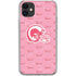 NFL Los Angeles Rams Pink Logo Blast iPhone 11 Clear Case